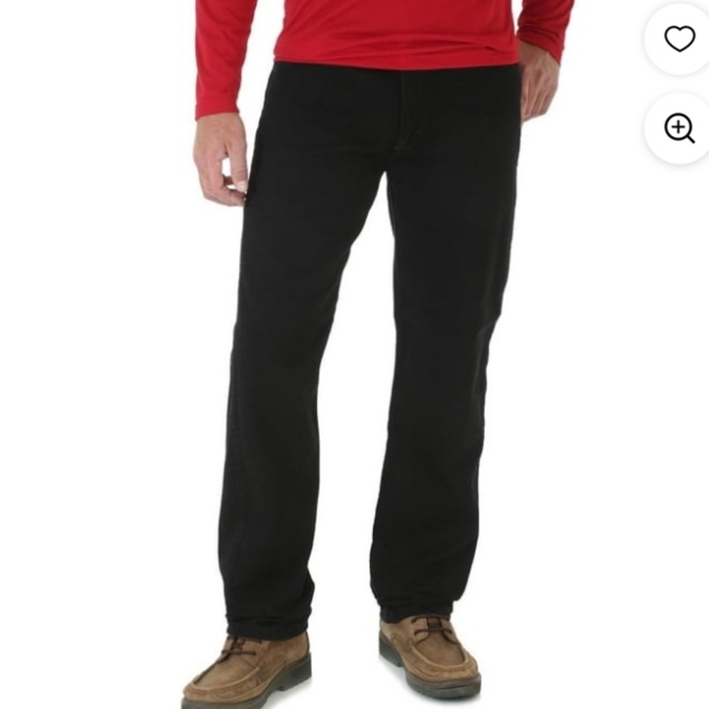 🔥10 for $100🔥 Wrangler Rustler Men's Straight leg Black Jeans waist 32 NWT